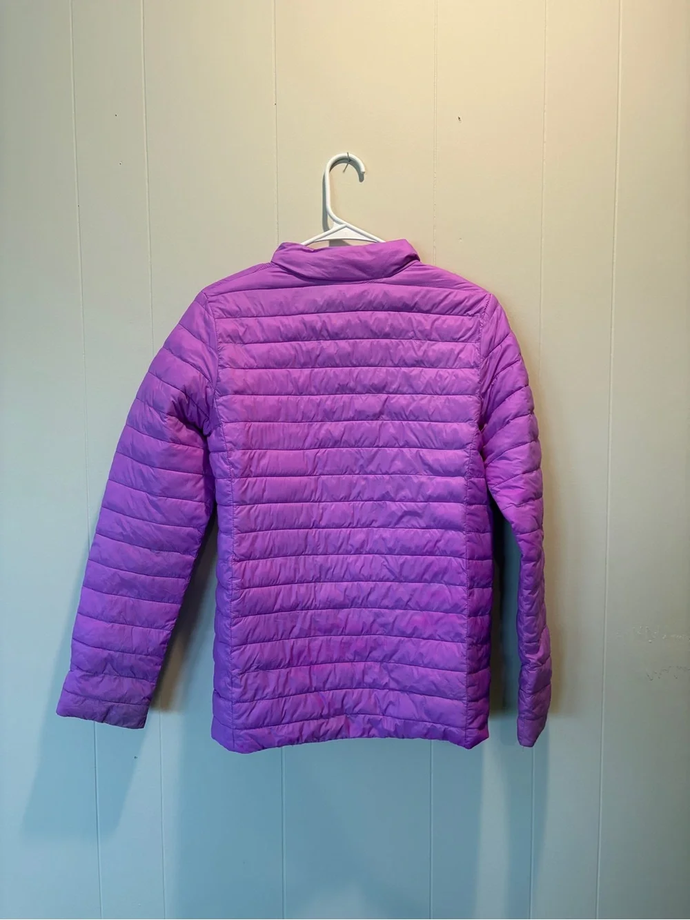 Lands' End Girls' Purple Packable Puffer Quilted Jacket